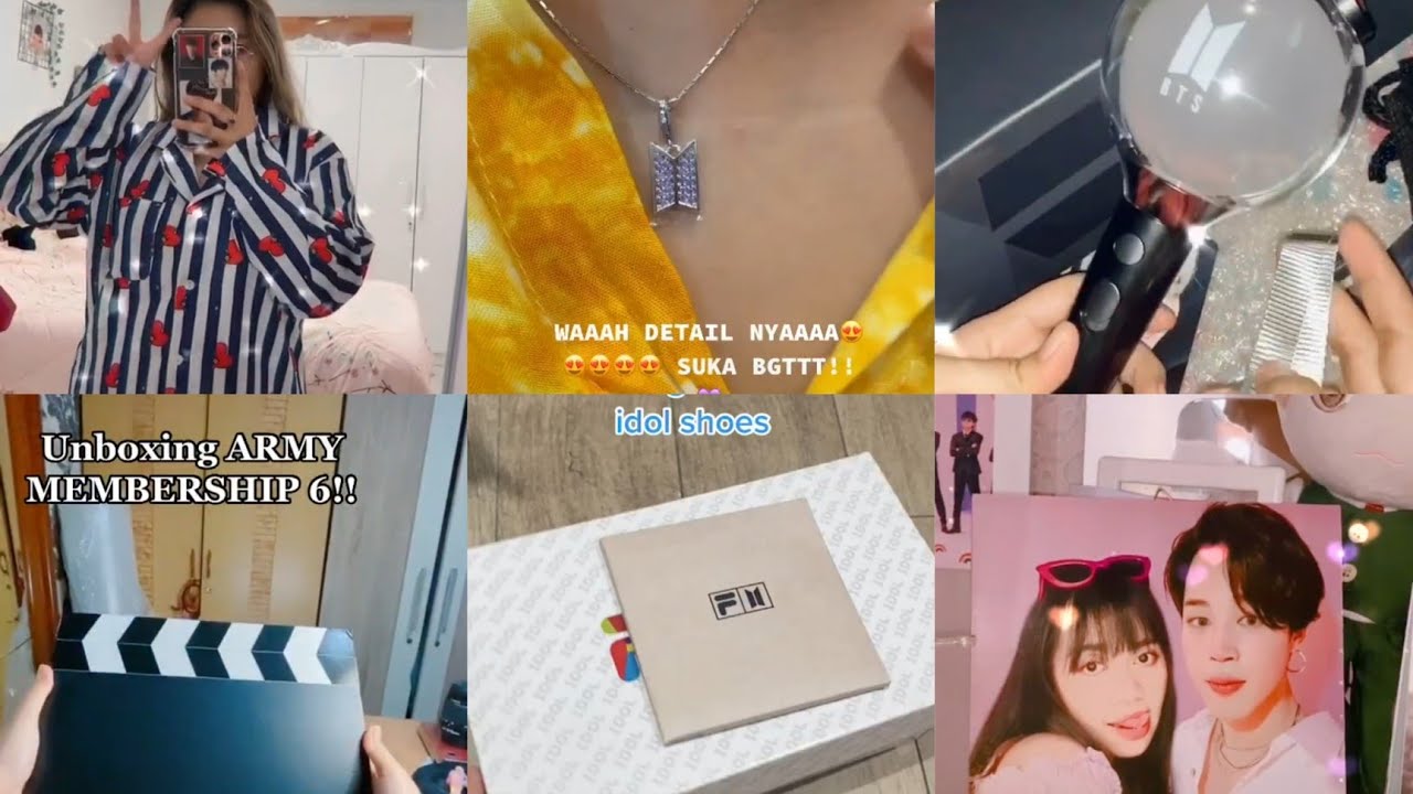 ARMY WAJIB NONTON! TIKTOK HAUL BARANG KPOP CHECK || UNBOXING FANKIT BTS