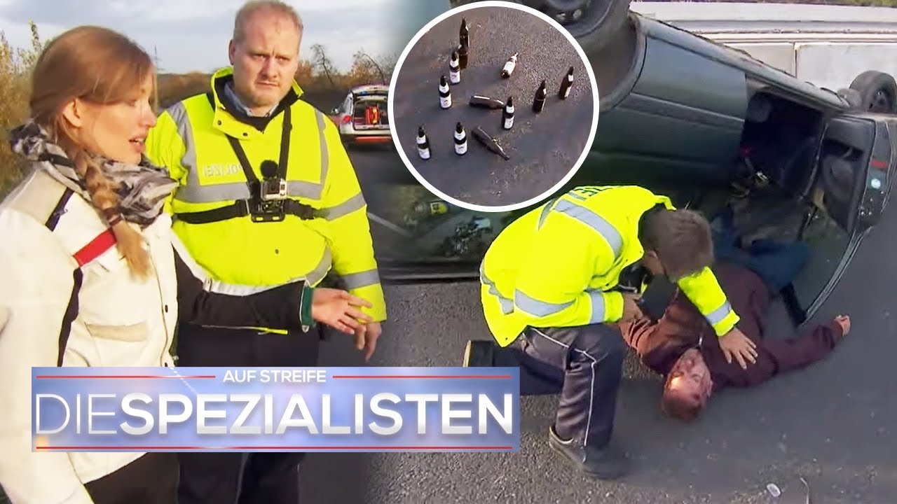 Kegeln auf der Autobahn?!😳 Mann überschlägt sich mehrfach mit dem Auto 🚘💥 | Die Spezialisten | SAT.1