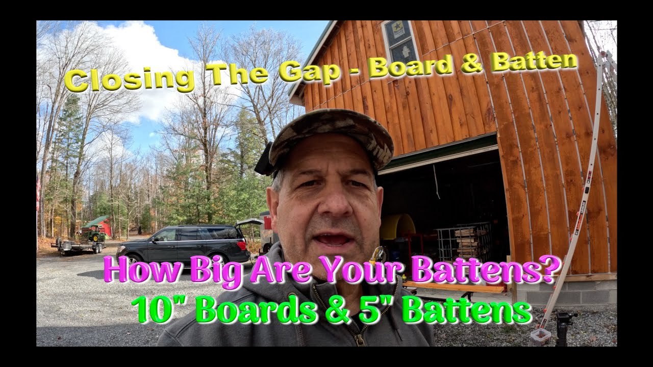 How Big Are Your Battens? #boardandbatten #woodmilling #diy