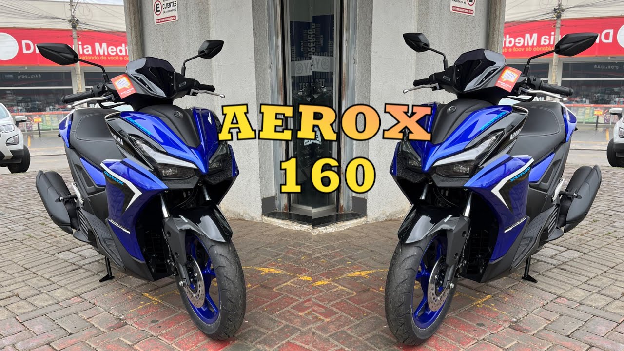 LANÇAMENTO YAMAHA AEROX 160 SCOOTER 