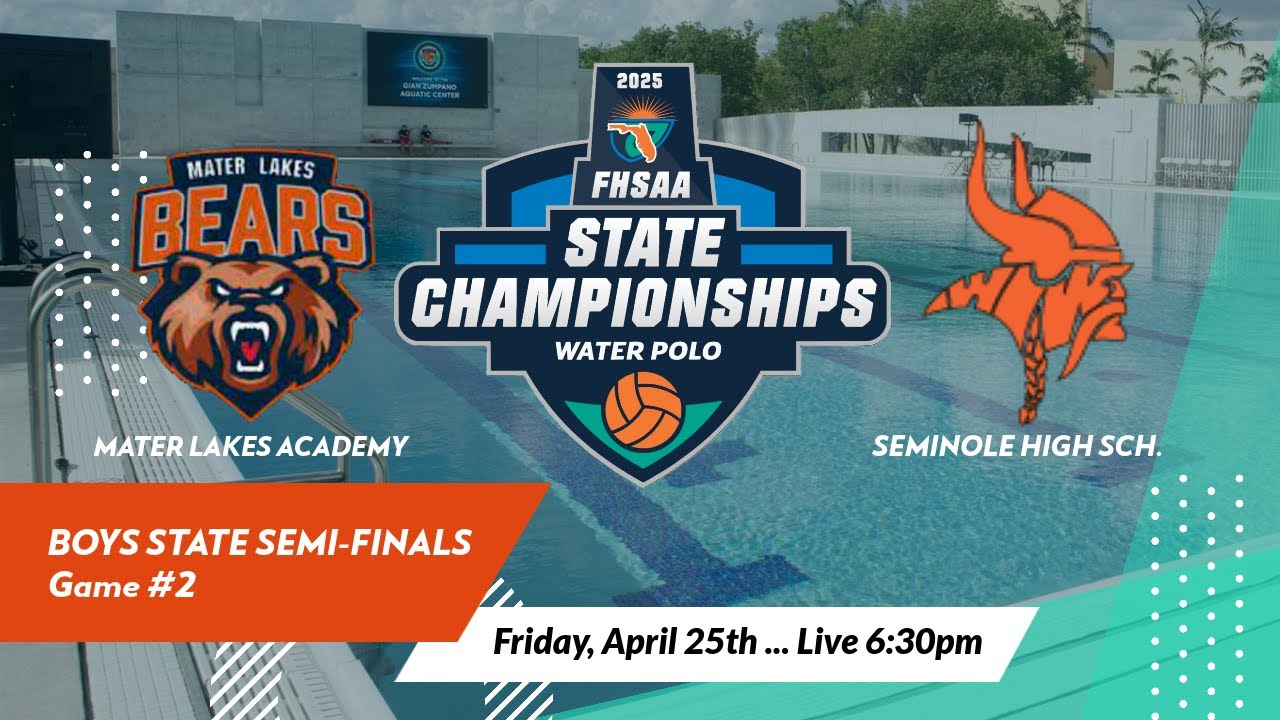 MATER LAKES ACADRMY (Bears) vs. SEMINOLE (Seminoles) - State Semi-Finals Game 2...04/25/2025
