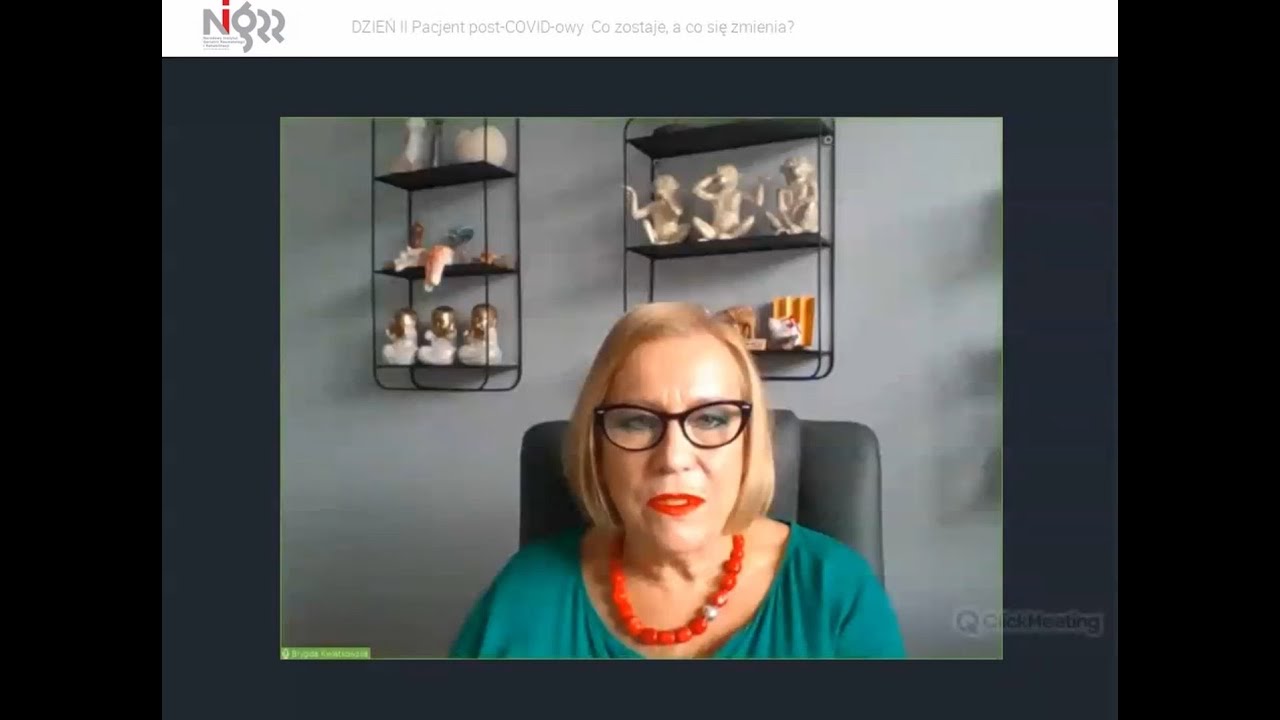 Objawy i choroby reumat. indukowane zakażeniem SARS-CoV-2 - prof. dr hab. n.med. Brygida Kwiatkowska