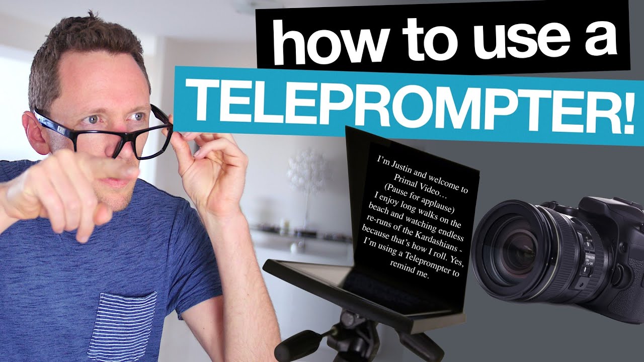 How to use a Teleprompter for Videos!