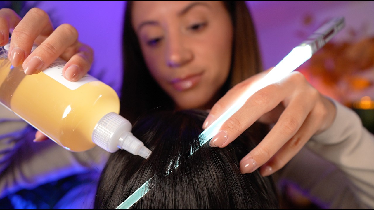 ASMR Luxury Scalp Spa ✨ Scalp Treatment, Hair Brushing & Personal Attention