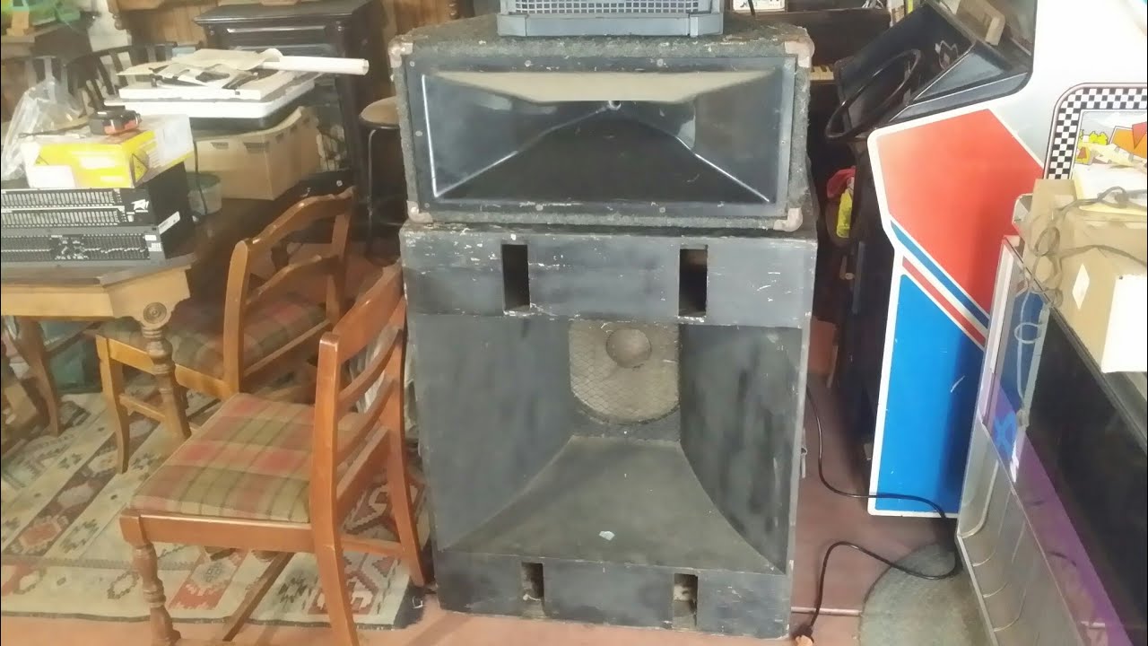 JBL Voice of the Theater Speakers. Let's hook these big boys up. Free Huge Speakers!