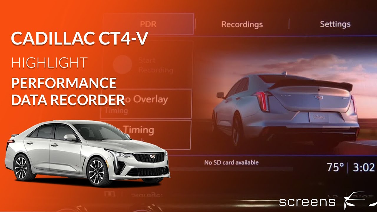 Cadillac CT4-V | Performance data recorder