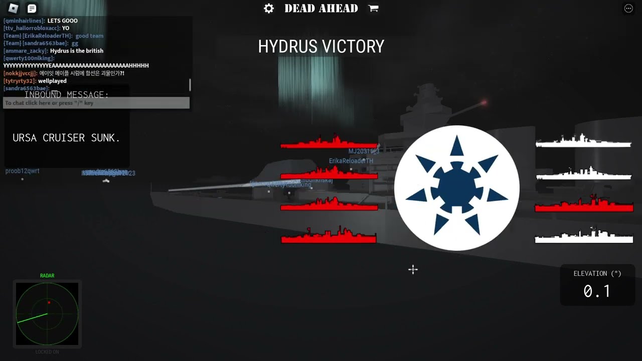 Roblox DEAD AHEAD-Hydrus VS Ursa, HCS Sirius gunner