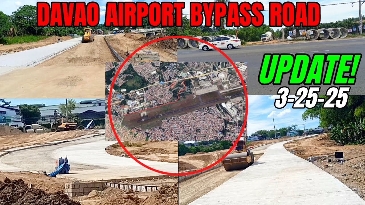 #latestupdate Davao Airport Bypass Road naka cemented na #projectupdate
