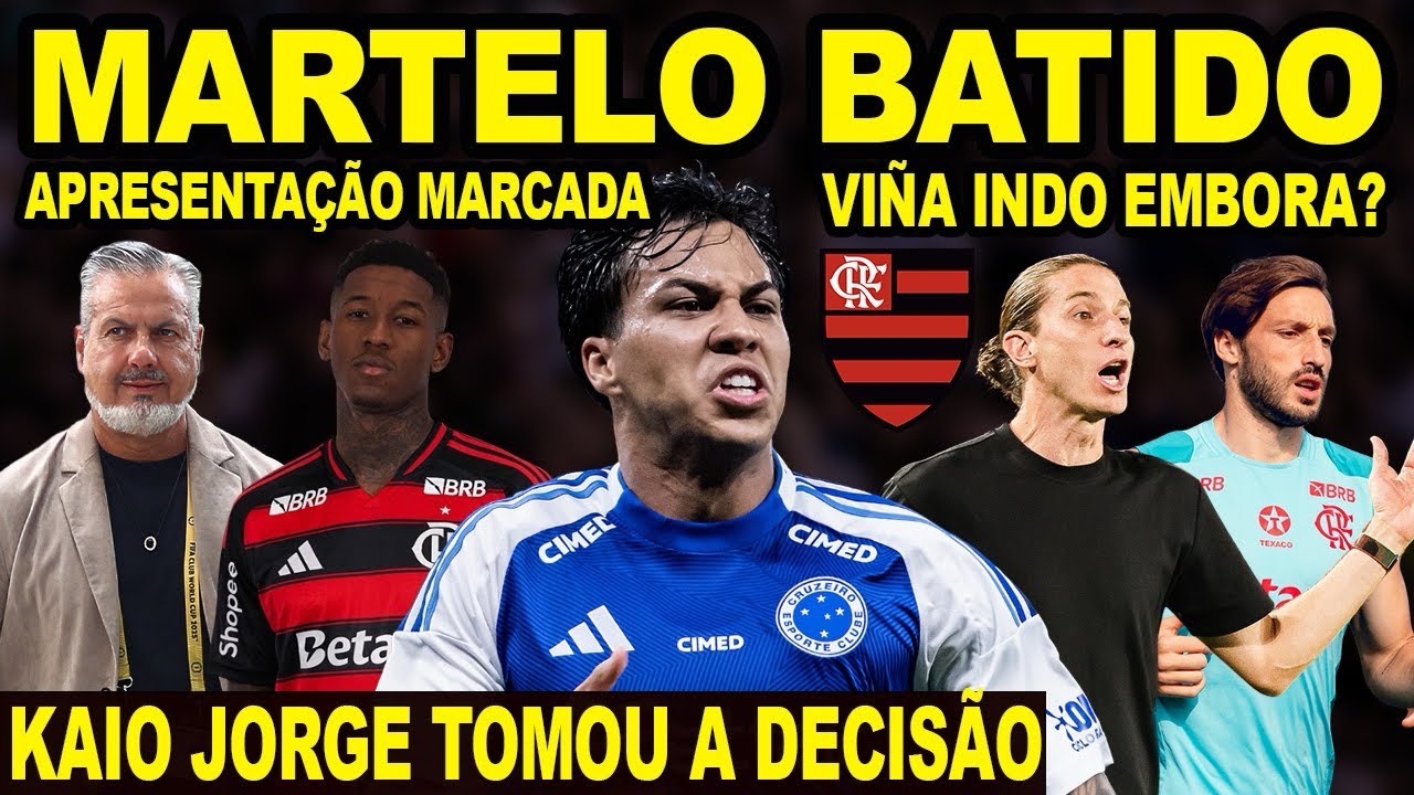 MARTELO BATIDO! KAIO JORGE TOMOU A DECIS&Atilde;O! FLAMENGO MARCA APRESENTA&Ccedil;&Atilde;O! VIT&Atilde;O CHEGOU PARA ASSINAR!