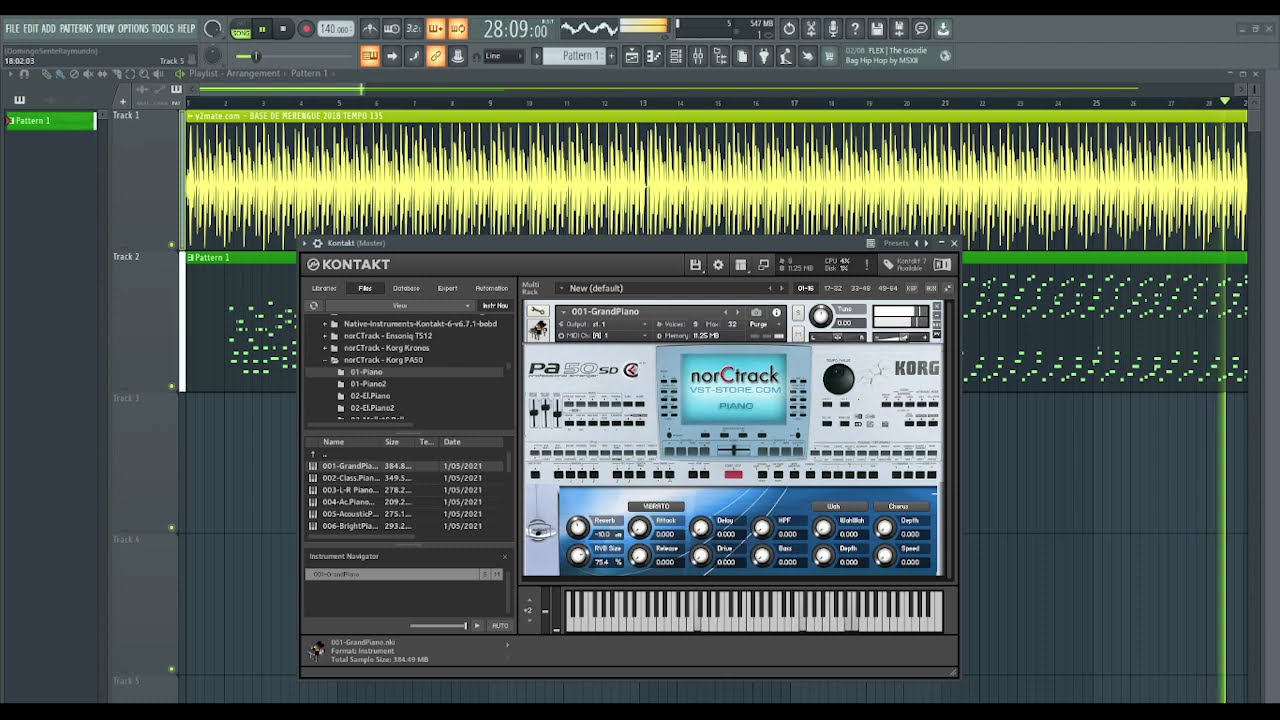 🚀 KORG PA50 Grand Piano (Samples Gratis) Para (Kontakt 5) nki