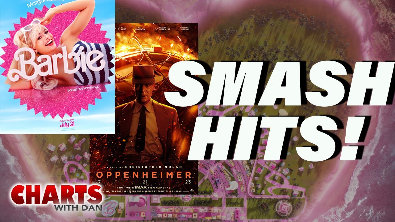 Barbie Shatters Records, Oppenheimer Opens Big - Charts with Dan!
