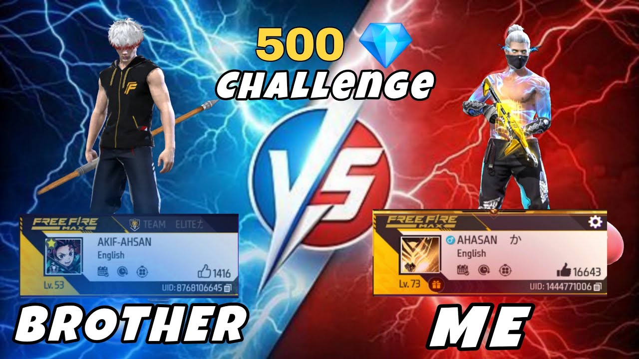Big brother VS Small Brother Challenge Highest Kill In BR Match On|📲| Mobile|#freefiremax #mobile 