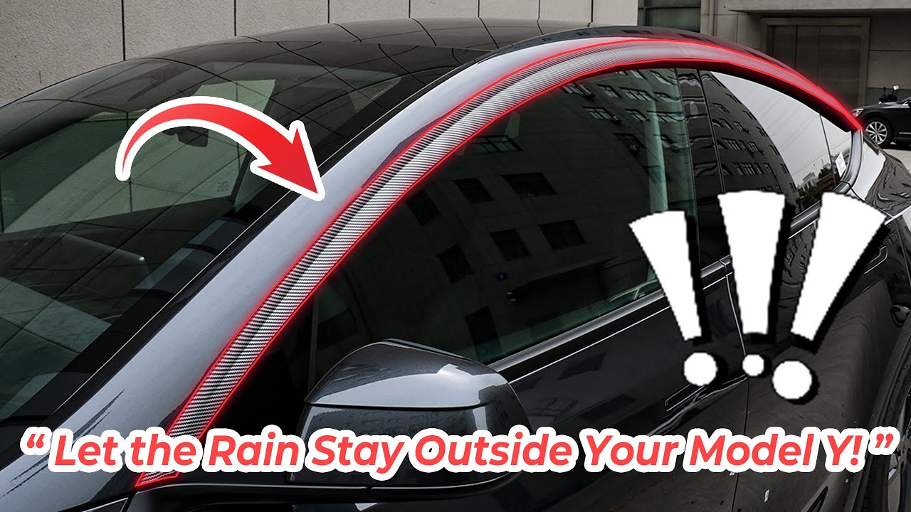 Want Fresh Air Even When It&rsquo;s Pouring? Model Y Rain Guards Do the Trick!