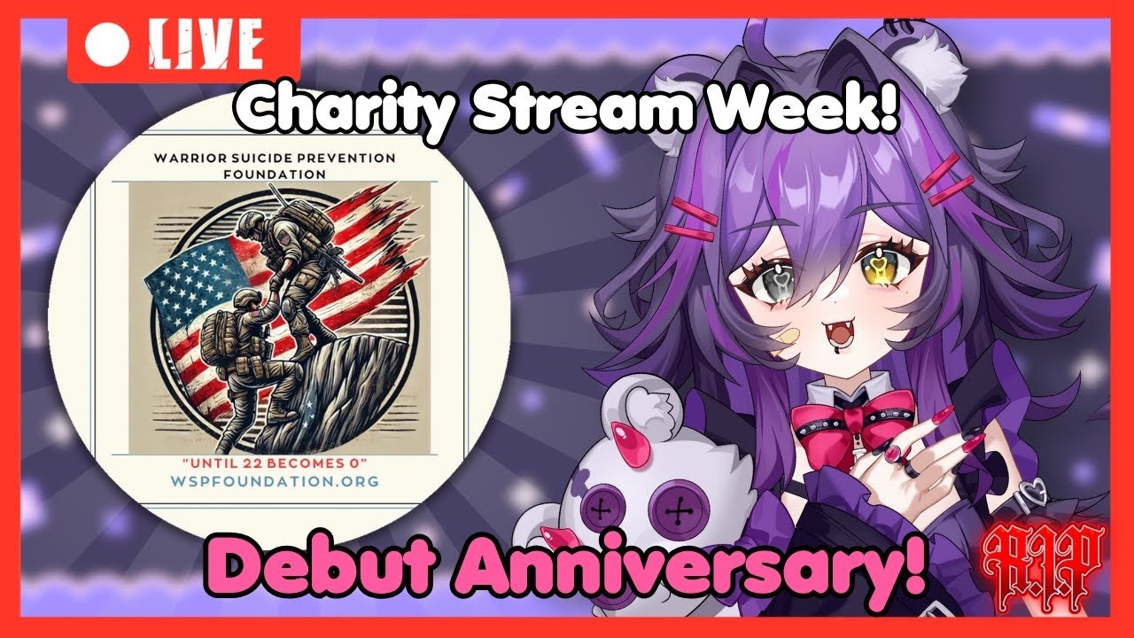 【EN VTuber】 Debut Anniversary + Charity Stream Week! 【IDV + Sea of Remnants + Hytale】