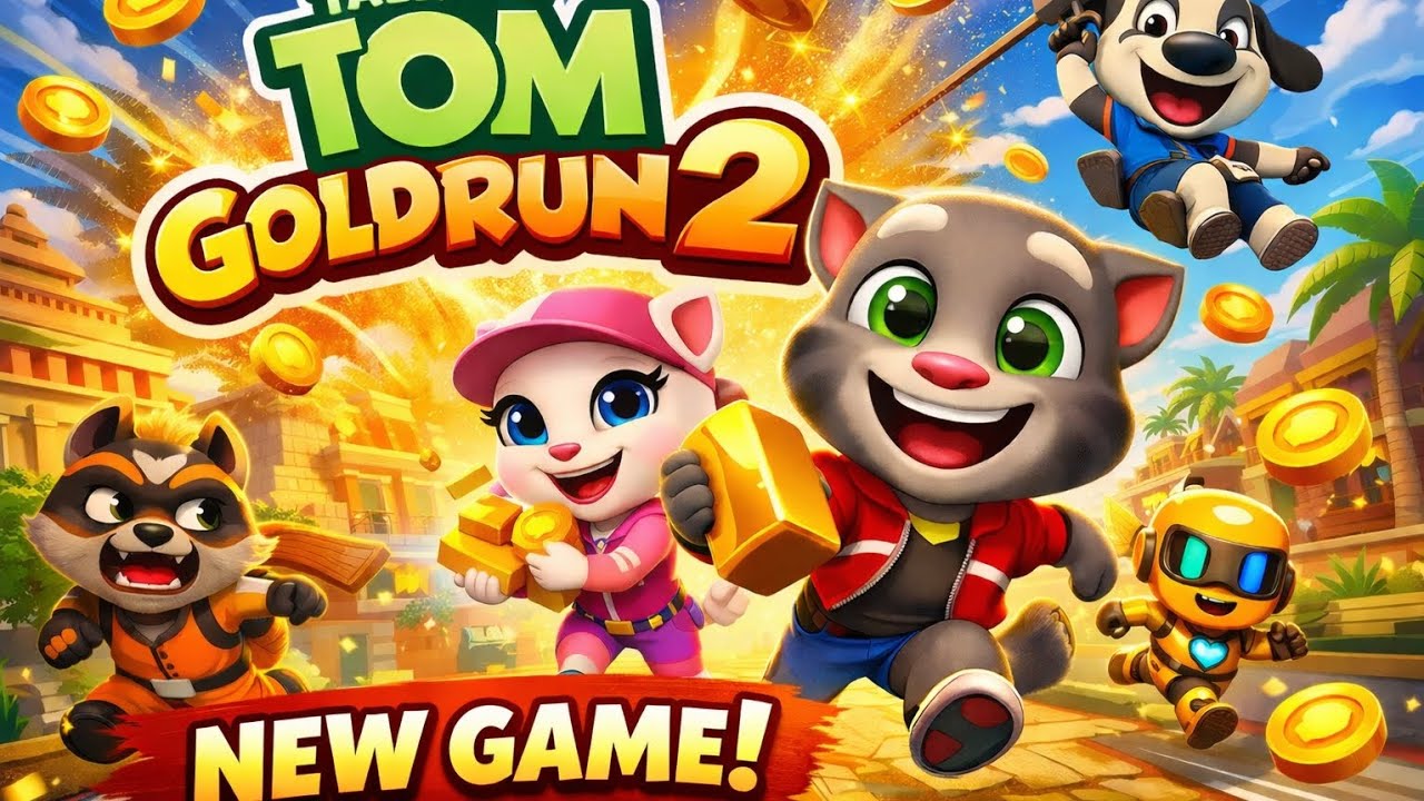 Talking Tom Gold Run 2 – Fun Gameplay & Crazy Runs!