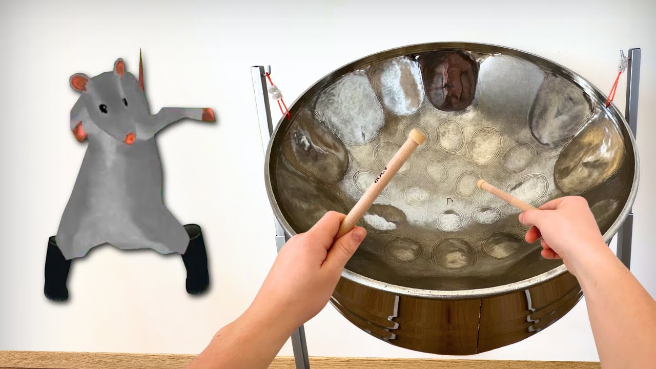 Viral Rat dance meme on 20 cool instruments!