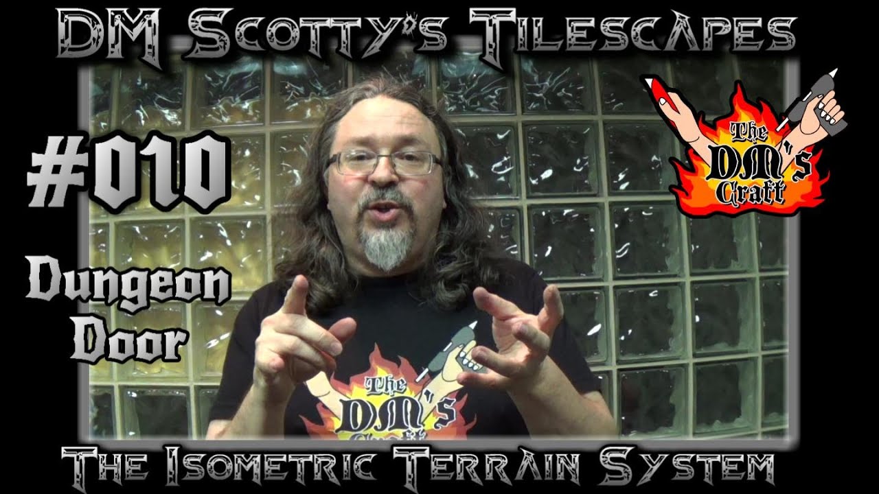 DUNGEON DOORS Game Terrain for D&D and Pathfinder (DM Scotty's TILESCAPES #010)