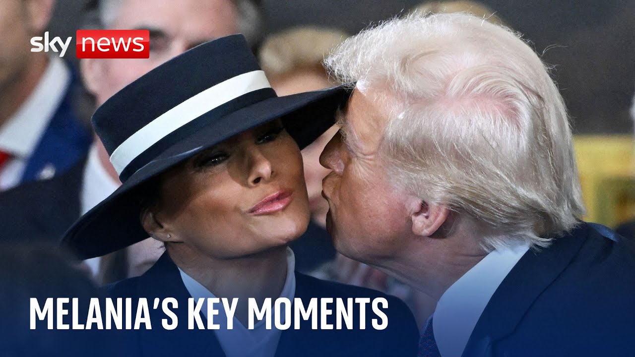 From the hat to the kiss: All of Melania Trump&rsquo;s iconic moments at inauguration