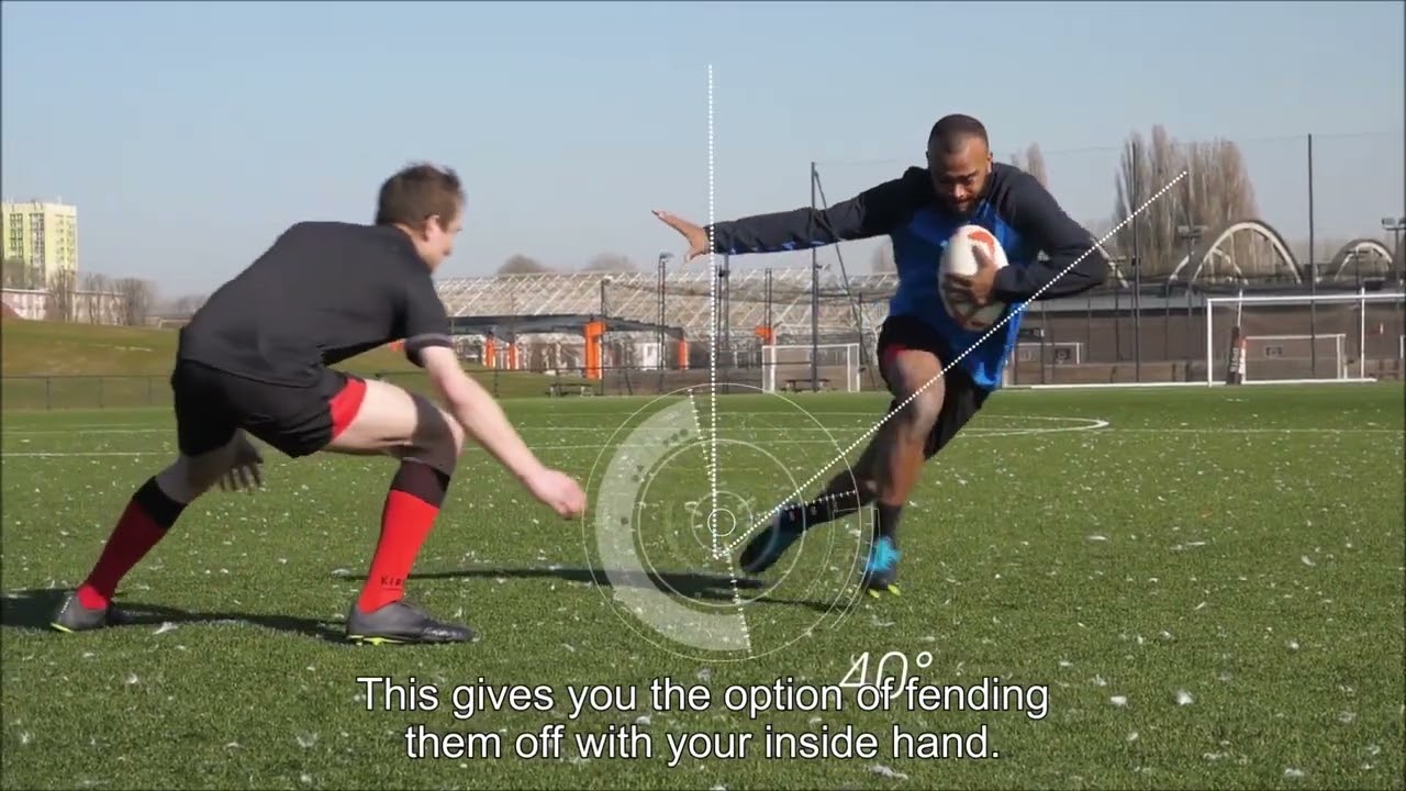 Apprentissage du cadrage - d&eacute;bordement en Rugby