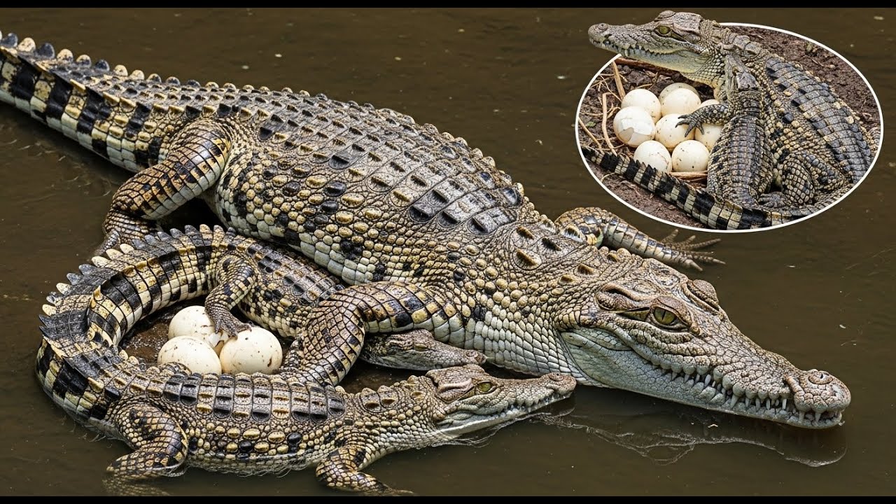 How Do Crocodiles Give Birth? | Crocodile Eggs & Baby Hatching