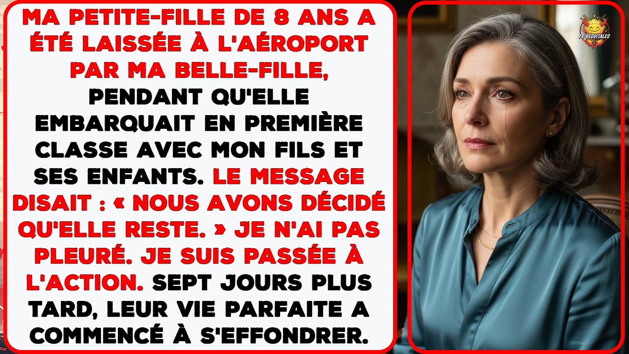 Nous avons décidé qu'elle reste, a dit ma belle-fille après avoir abandonné ma petite-fille de 8 ans