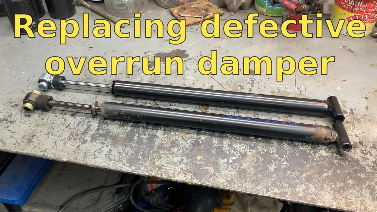 Replacing defective overrun damper (For AL-KO 251S)
