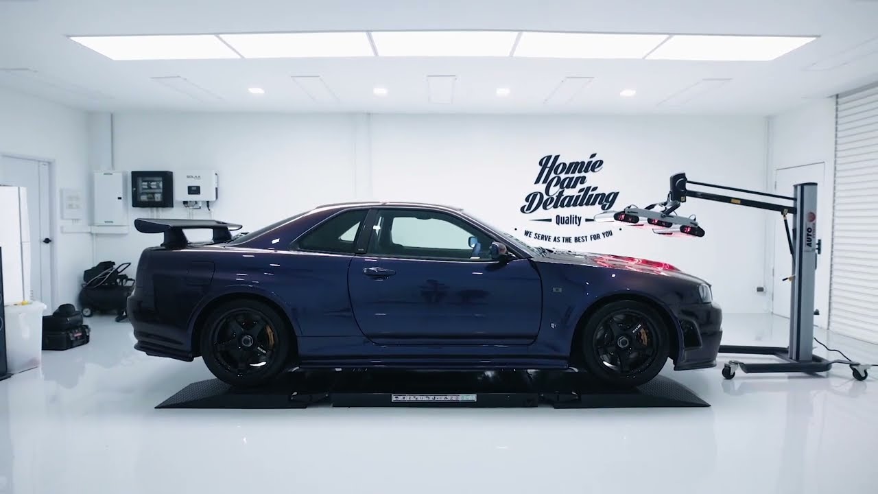 Detailing GTR R34  Midnight Purple III
