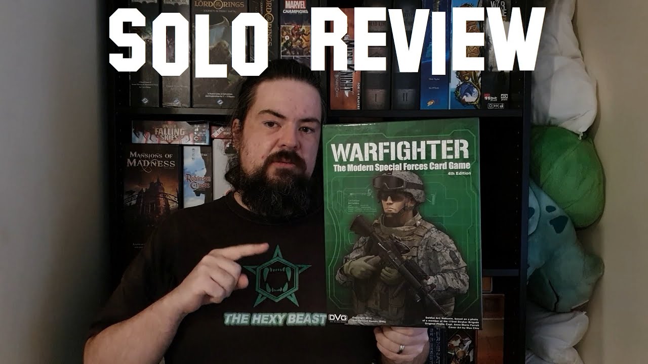 The Hexy Beast - Warfighter Card Game Solo Review
