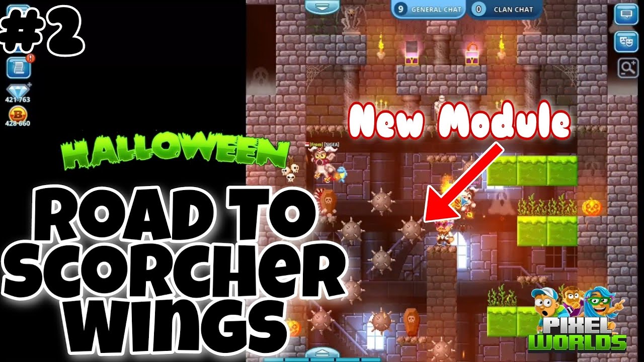 HACKER GOT BAN 4K  | ROAD TO SCORCHER WINGS #2 | Pixel worlds