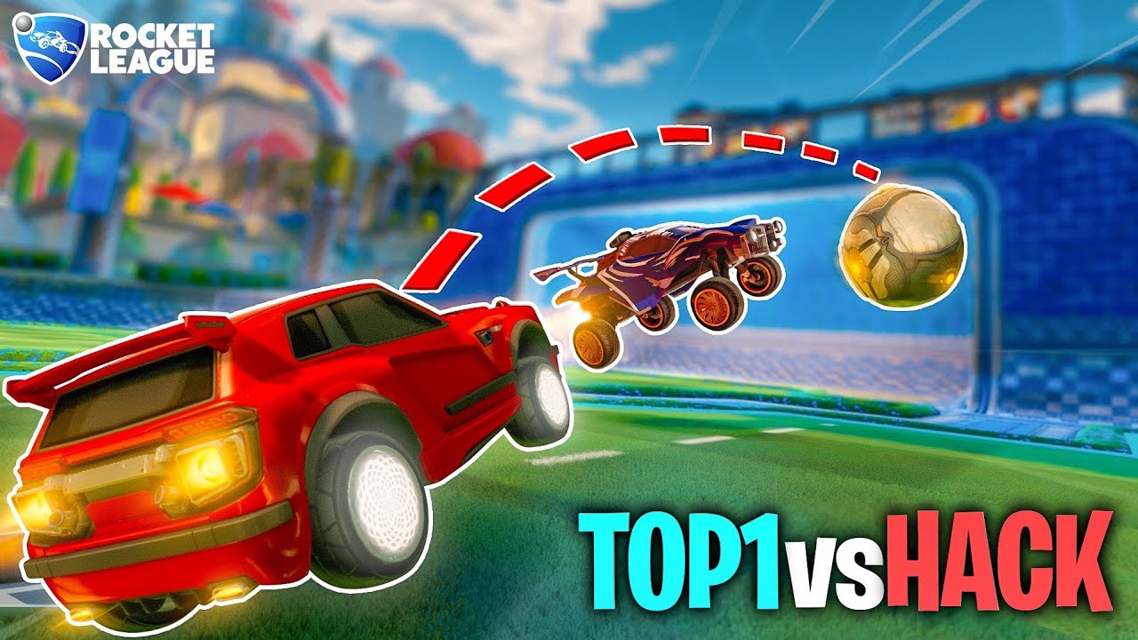Desafiei o MELHOR JOGADOR DO BRASIL contra o Hack de AIMBOT no Rocket League!