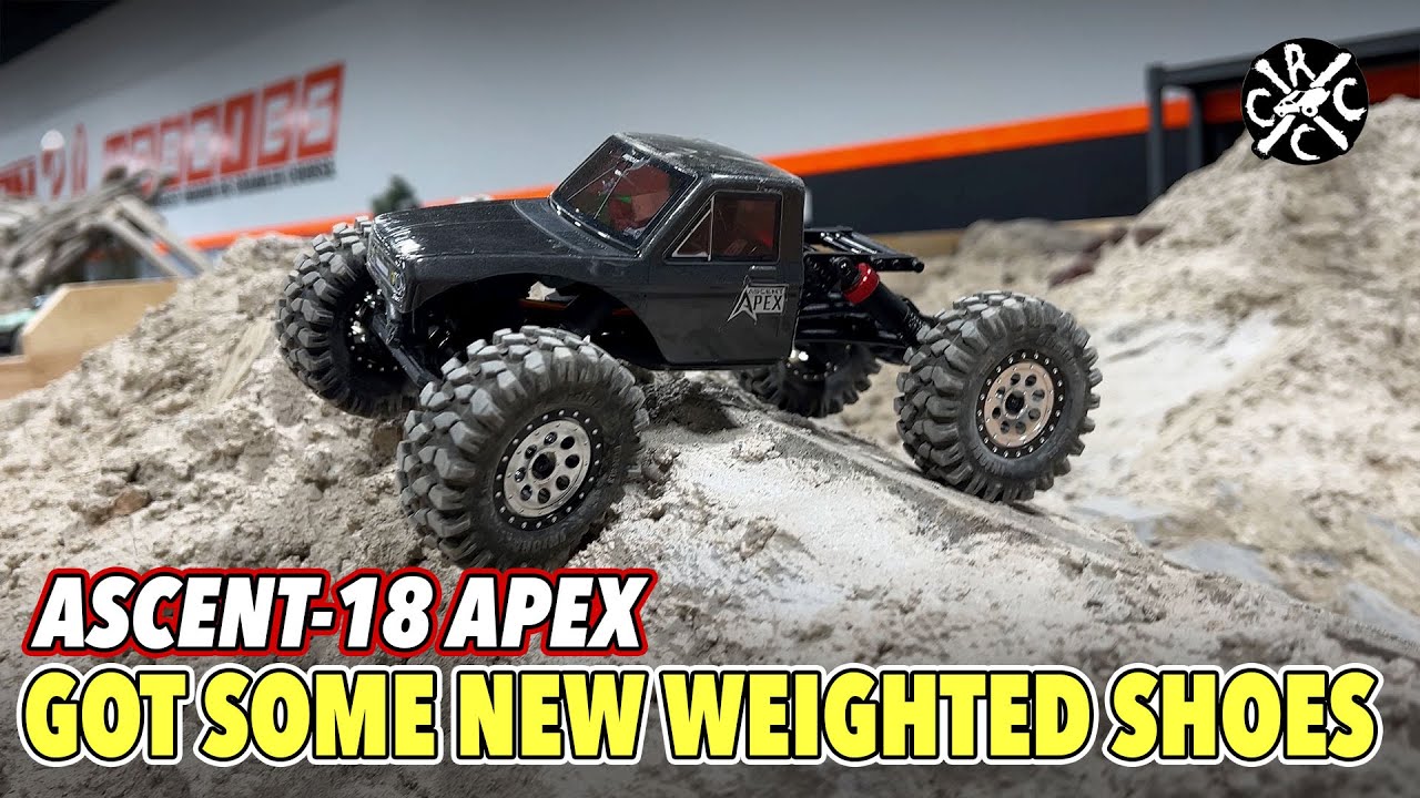Тестирование более узких/тяжелых колес на Redcat Ascent Apex в Reaction RC