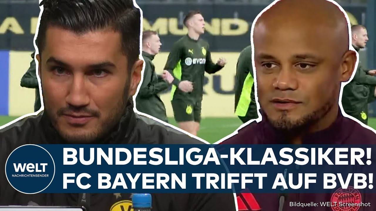 BUNDESLIGA: Alle Augen auf das Topspiel! FC Bayern bei Borussia Dortmund gefordert