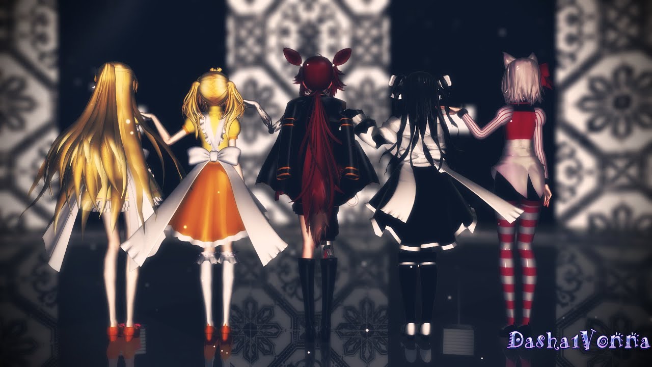 〖MMD〗FNaF Girls〔Sexy Love〕 (60 FPS)