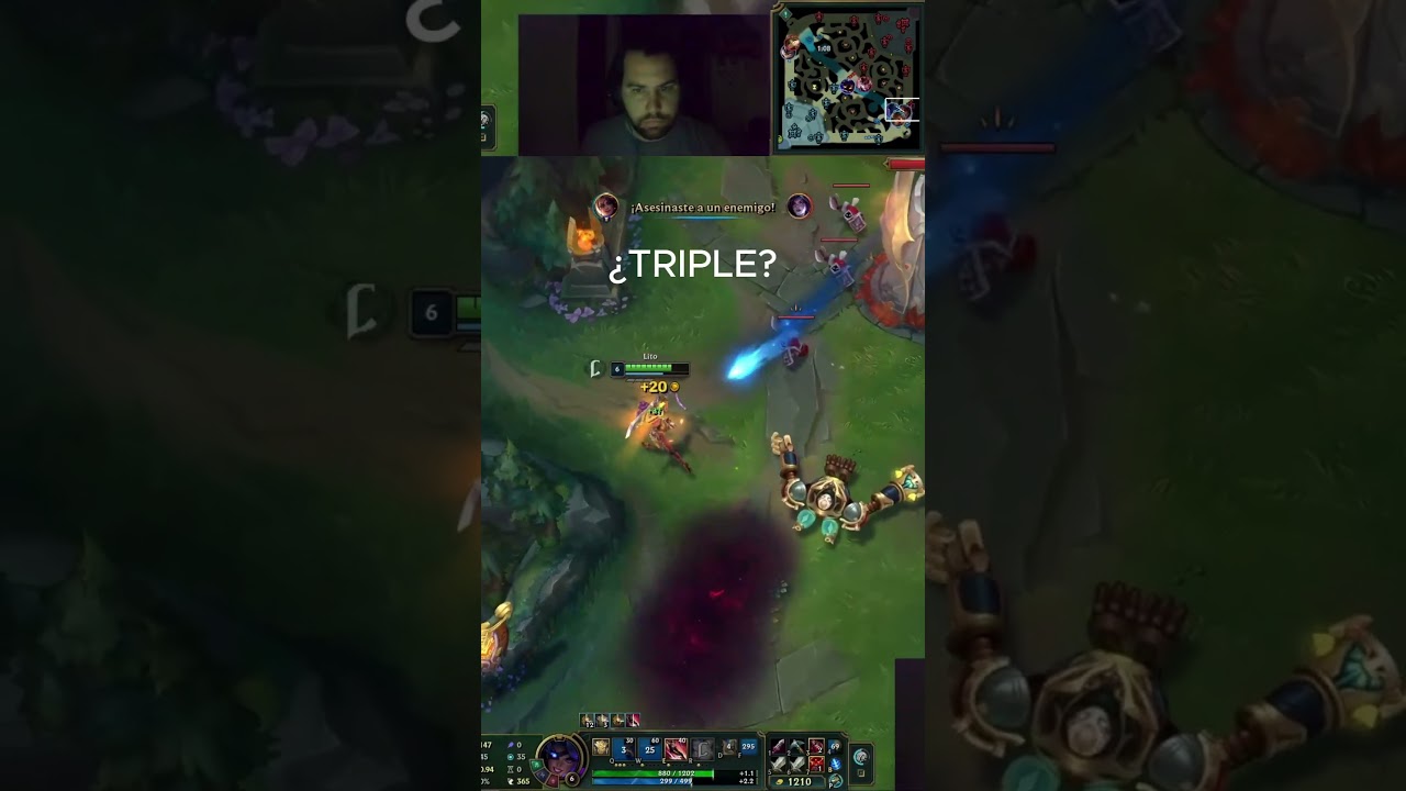 Samira en 3v3 = TRIPLE KILL 🔥 | LoL Shorts