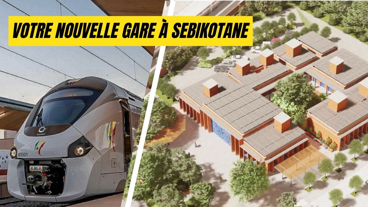 PHASE 2 DU TRAIN EXPRESS REGIONAL AVEC LA FUTURE GARE DE SEBIKOTANE - SENEGAL