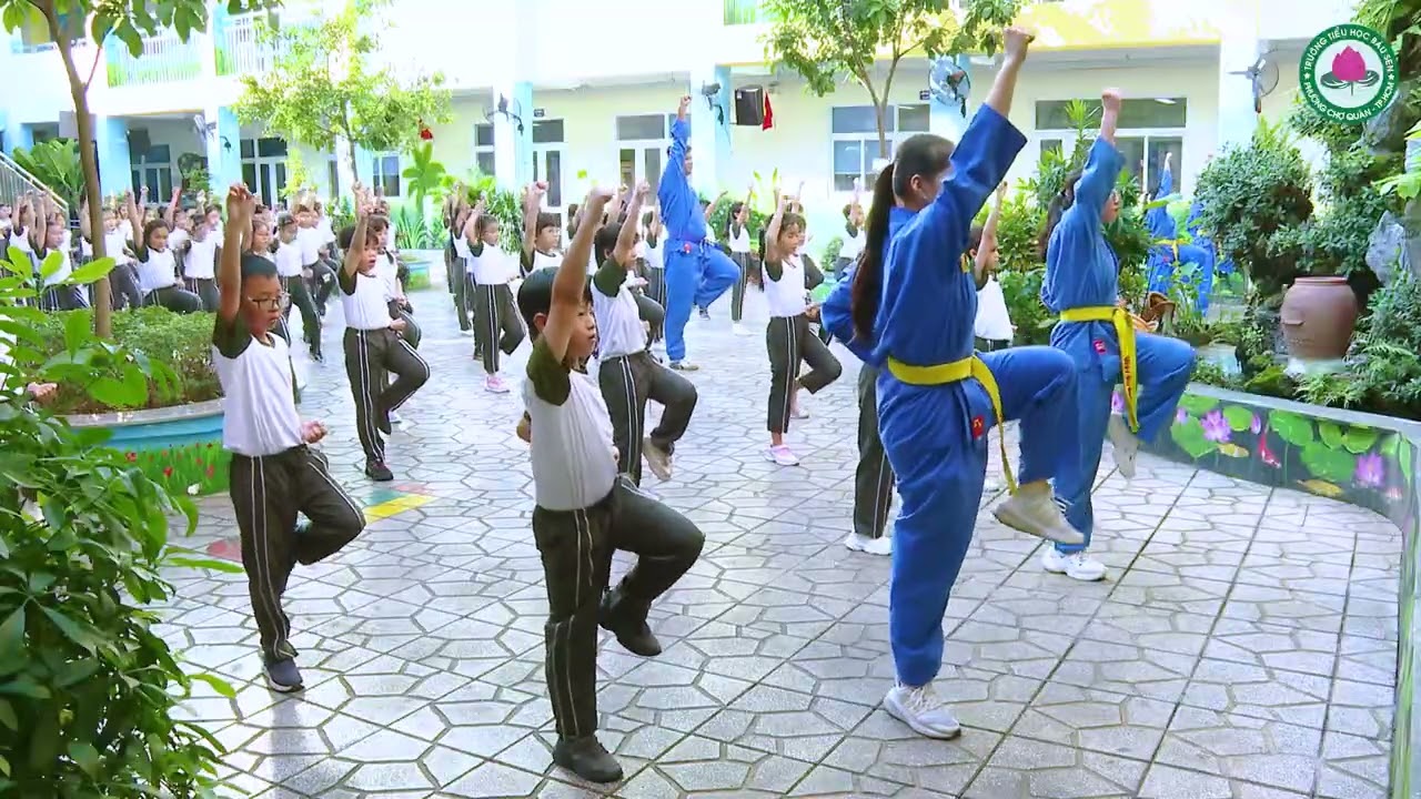 Trường Tiểu học Bàu Sen tham gia đồng diễn võ nhạc Vovinam - Đồng lòng hướng tới kỷ lục kép