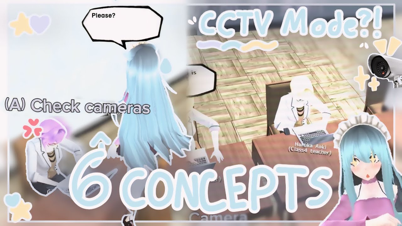 ⭐ 6 Concepts for SGS❕⭐ ⧼☁️School Girls Simulator☁️⧽