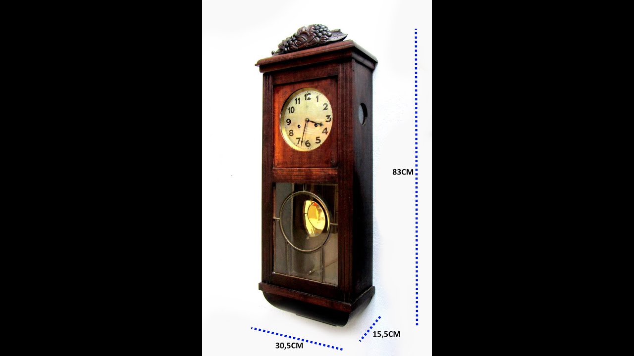 VENDO RELOGIO JUNGHANS DE PAREDE PRESERVADO E EM FUNCIONAMENTO