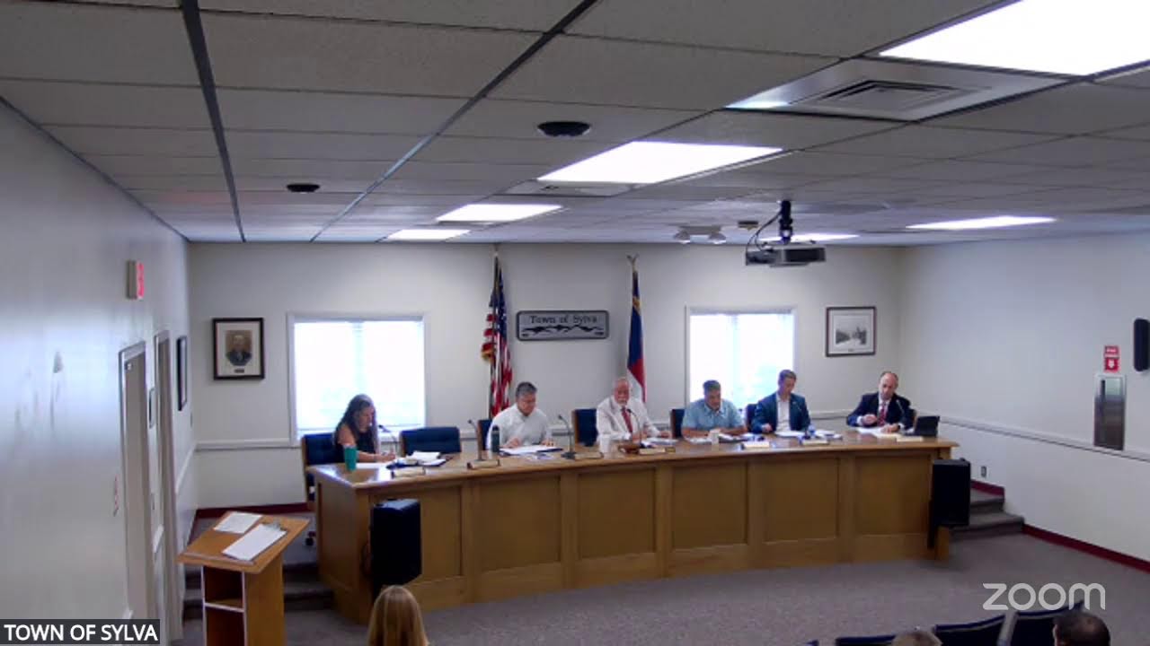 TOWN OF SYLVA--Board of Commissioners Meeting--7/24/2025