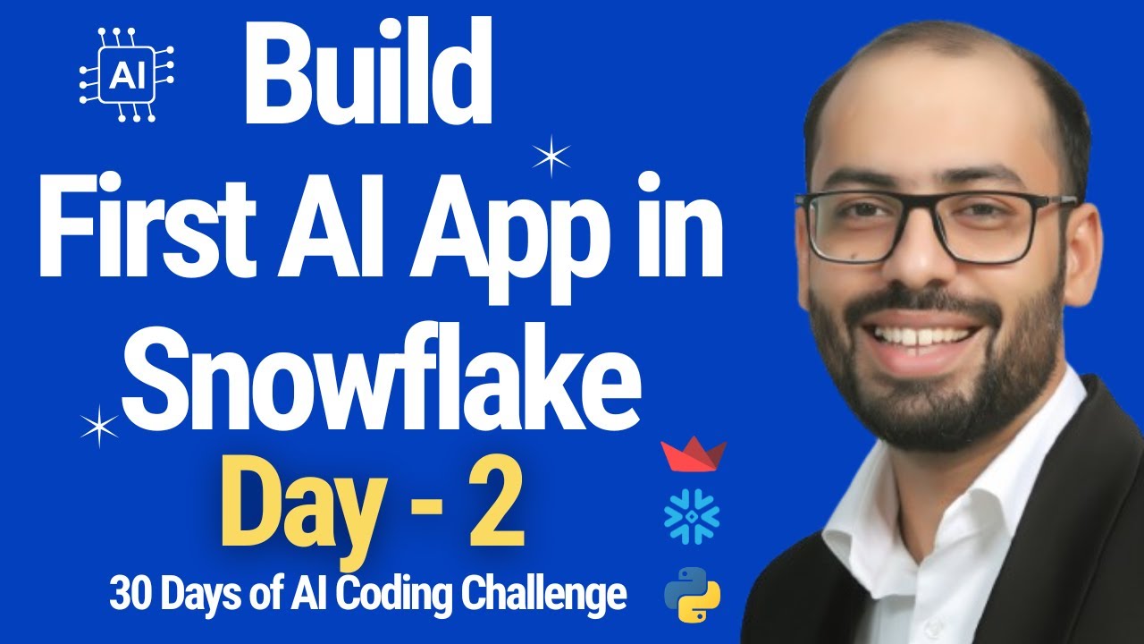Day 2: First AI Call with Snowflake Cortex AI | 30 Days of AI Coding Challenge
