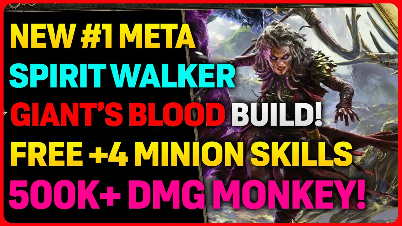 НОВАЯ #1 МЕТА ДЛЯ ЭНДГЕЙМА: Спутник-обезьяна Spirit Walker, сборка на основе Giant's Blood!