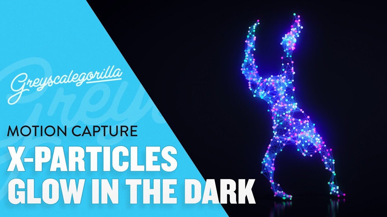 X-Particles Tutorial - How To Make A Glow In The Dark Dancing Character In Cinema 4D