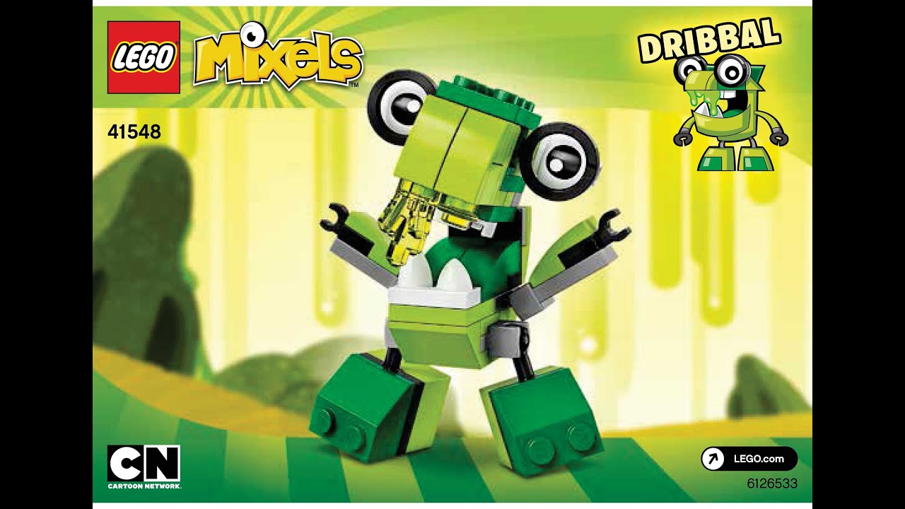 LEGO 41548 Dribbal Instructions LEGO MIXELS Series 6 Glorp Corp