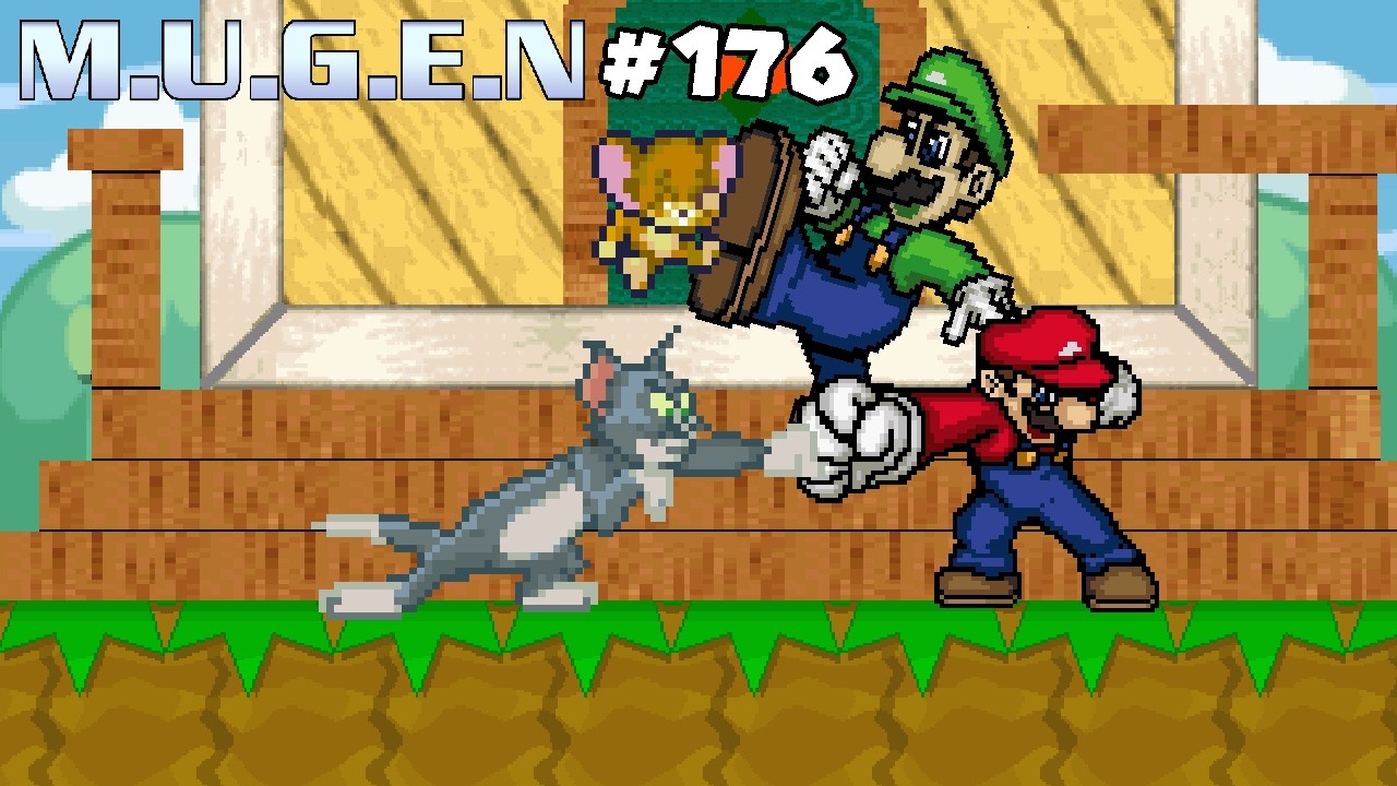 STP Mugen #176: Tom and Jerry vs Mario and Luigi