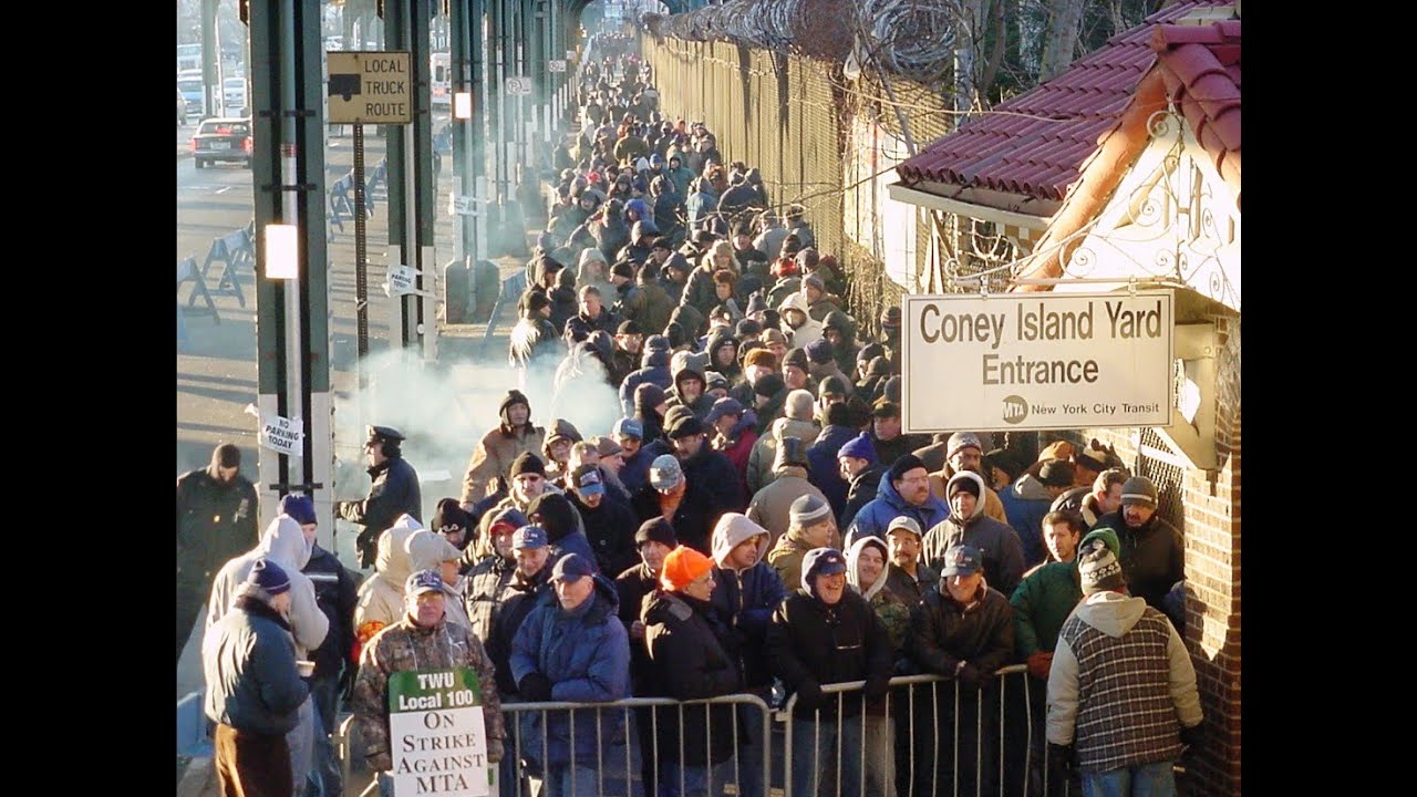 Photo Slideshow of the 2005 NYC Transit Workers Strike