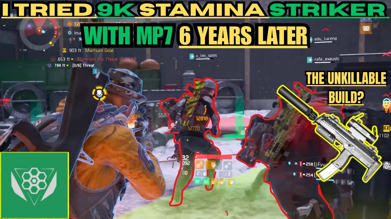 I Tried 9K Stamina Striker with MP7 (6 Years Later… The Unkillable Build?) | The Division 1.8.3
