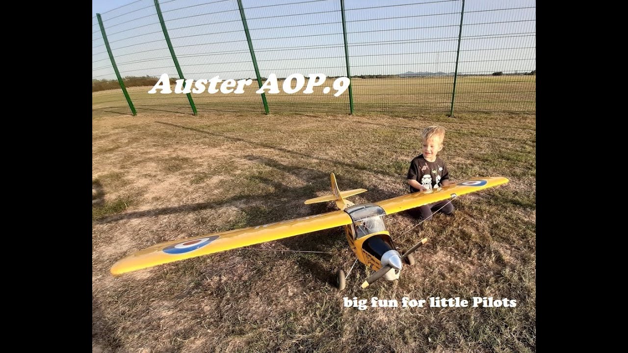 First flights with the RC Auster AOP.9