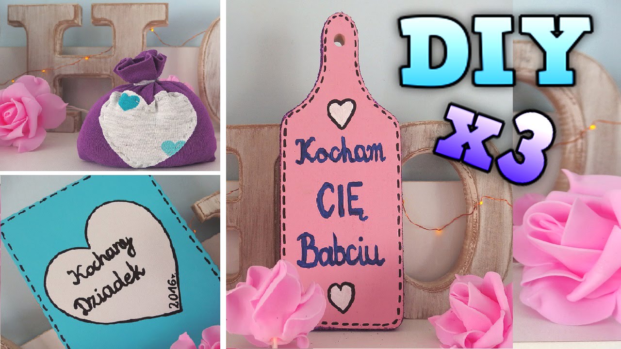 DIY x3  Prezenty na Dzień Babci i Dzień Dziadka Ogrzewacz ❤ TheAmmisu