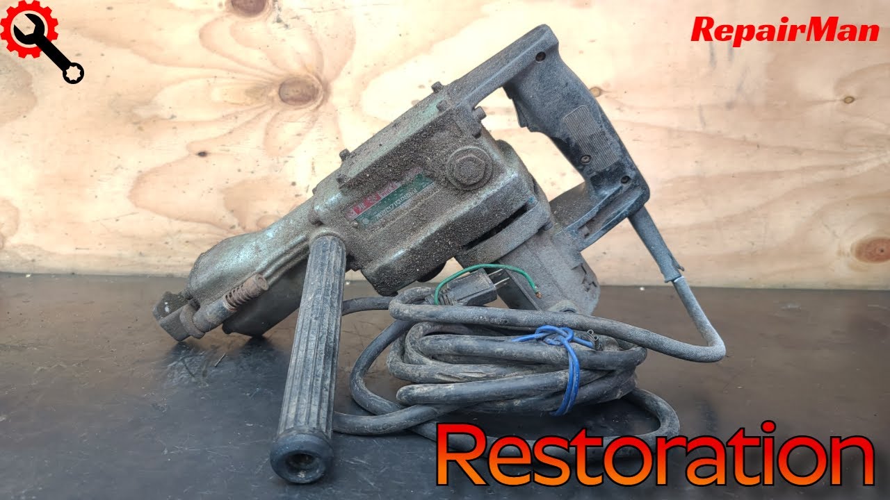 Very dirty Destruction Hammer Drill Restoration / 1991년에 생산되어 빛을 발하지 못한 계양전기 파괴해머드릴 복원 [RepairMan]