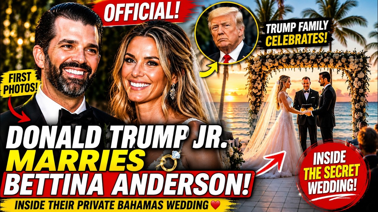 Donald Trump Jr. & Bettina Anderson Are Officially Married | Donald Trump Jr. Wedding Video Viral